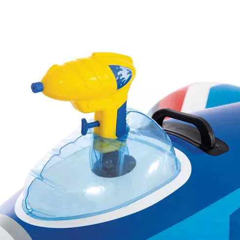 INTEX felfújható gyerek úszórepülő vízipisztollyal 57531-BLUE