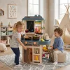 MULTISTORE gyerek játékkonyha szett hanggal, LED-del, vízfunkcióval, gőzfejlesztővel, 55 részes