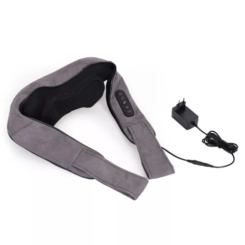KADEN shiatsu nyak- és hátmasszírozó fűthető masszázsövvel, forgó fejekkel, 24W