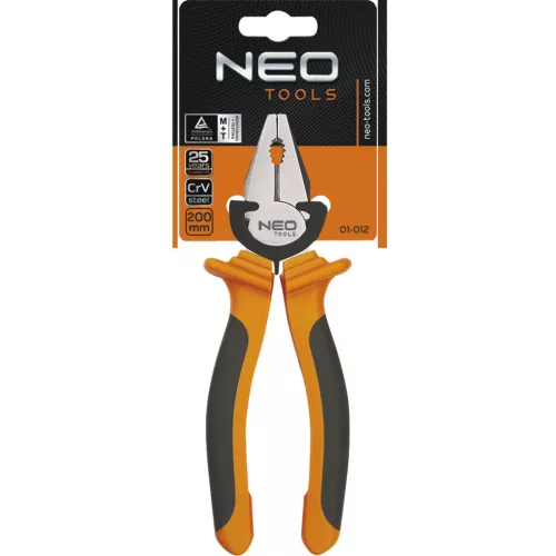 NEO TOOLS KOMBINÁLT FOGÓ 200MM 25 év garanciával 01-012