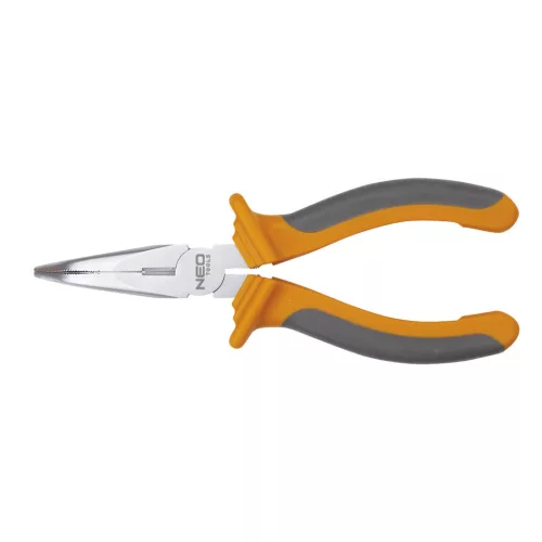 NEO TOOLS Hajlított CSŐRŰ FOGÓ 200MM 25 év garanciával 01-016