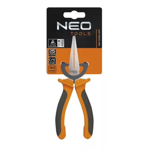 NEO TOOLS LAPOSCSŐRŰ FOGÓ 160MM 25 év garanciával 01-019