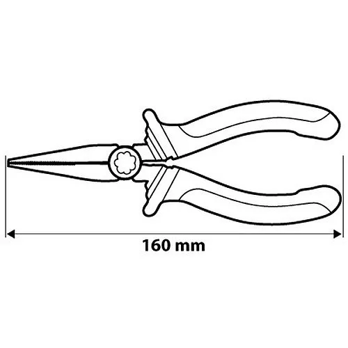NEO TOOLS LAPOSCSŐRŰ FOGÓ 160MM 25 év garanciával 01-019