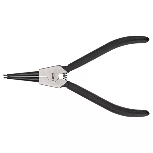 NEO TOOLS Zégergyűrű fogó 150mm, külső, egyenes, CrMo, 10 - 25mm, csúcs diameter 1,5 - 2,0mm 25 év garanciával 01-085