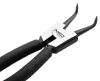 NEO TOOLS Zégergyűrű fogó 145mm, külső, hajlított, CrMo, 10 - 25mm, csúcs diameter 1,5 - 2,0mm 25 év garanciával 01-091