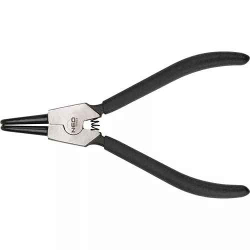 NEO TOOLS Zégergyűrű fogó 170mm, külső, hajlított, CrMo, 19 - 60mm, csúcs diameter 1,8 - 2,5mm 25 év garanciával 01-093