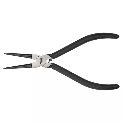 NEO TOOLS Zégergyűrű fogó 220mm, belső, hajlított, CrMo, 40 - 100mm, csúcs diameter 2,5 - 3,0mm 25 év garanciával 01-096