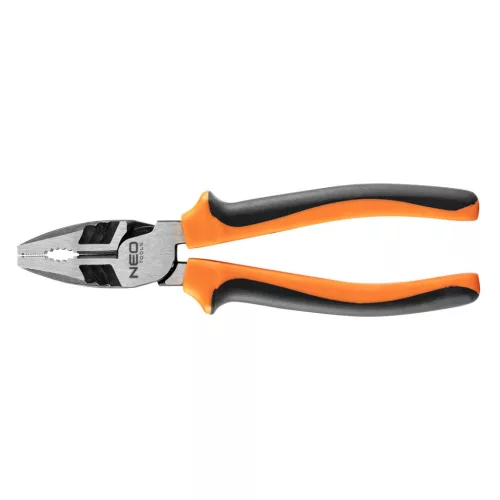 NEO TOOLS KOMBINÁLT FOGÓ 180MM 40% EnergiaMegtakarítás, csavarlazító fogazattal 25 év garanciával 01-152