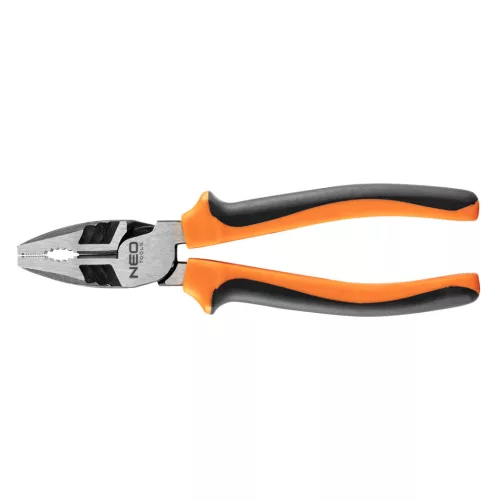NEO TOOLS KOMBINÁLT FOGÓ 200MM 40% EnergiaMegtakarítás, csavarlazító fogazattal 25 év garanciával 01-153