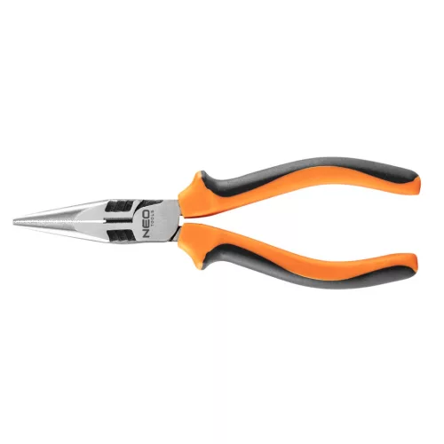 NEO TOOLS Hosszúcsőrű fogó 160MM 40% EnergiaMegtakarítás, csavarlazító fogazattal 25 év garanciával 01-154