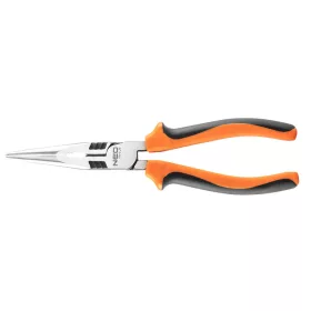   NEO TOOLS Hosszúcsőrű fogó 200MM 40% EnergiaMegtakarítás, csavarlazító fogazattal 25 év garanciával 01-155