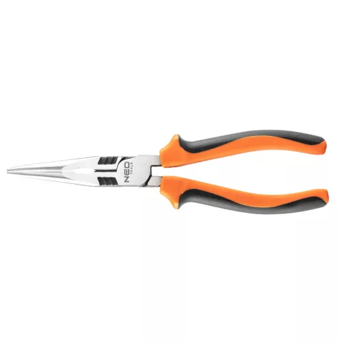 NEO TOOLS Hosszúcsőrű fogó 200MM 40% EnergiaMegtakarítás, csavarlazító fogazattal 25 év garanciával 01-155