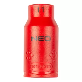   NEO TOOLS Dugókulcs 6-lapú 1/2" 11mm 1000V, szigetelt 25 év garanciával 01-182