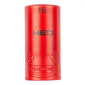   NEO TOOLS Dugókulcs 6-lapú 1/2" 16mm 1000V, szigetelt 25 év garanciával 01-186