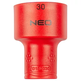   NEO TOOLS Dugókulcs 6-lapú 1/2" 30mm 1000V, szigetelt 25 év garanciával 01-194