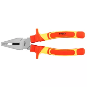   NEO TOOLS Kombinált fogó 1000V, szigetelt, 200MM(8"), CrV, polírozott 25 év garanciával 01-222