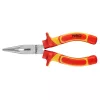 NEO TOOLS Hosszúcsőrű fogó 1000V, szigetelt, 180mm (7"), CrV, polírozott 25 év garanciával 01-224