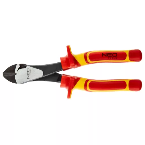 NEO TOOLS Oldalcsípő fogó, szigetelt, 1000V, 180mm (7"), CRV, polírozott 25 év garanciával 01-231