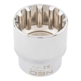  NEO TOOLS Dugókulcs 32mm, 1/2", SPLINE 25 év garanciával 08-599