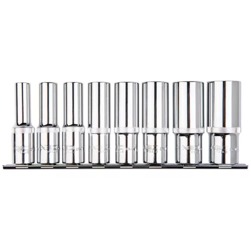 NEO TOOLS Dugókulcskészlet 8db 1/2" hosszú SPLINE 25 év garanciával 08-650