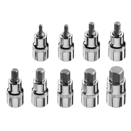NEO TOOLS Imbuszkulcs készlet 9db, 1/2", 55mm 25 év garanciával 08-705