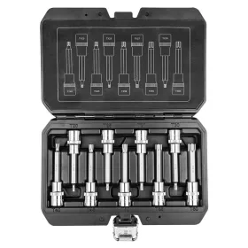  NEO TOOLS Torxkulcs készlet 9db, 1/2" 100mm 25 év garanciával 08-708