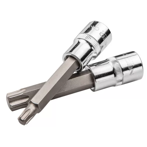 NEO TOOLS Torxkulcs készlet 9db, 1/2" 100mm 25 év garanciával 08-708