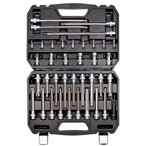 NEO TOOLS Torxbit és kulcskészlet 38db 08-710