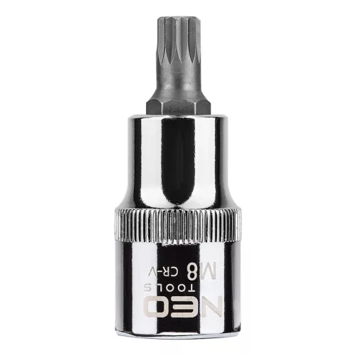 NEO TOOLS Spline dugókulcs 1/2", M8x55mm 25 év garanciával 08-732