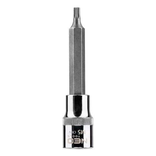 NEO TOOLS Spline dugókulcs 1/2", M5x100mm 25 év garanciával 08-740