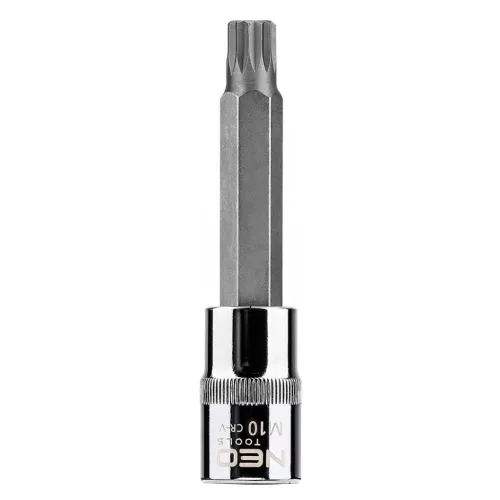 NEO TOOLS Spline dugókulcs 1/2", M10x100mm 25 év garanciával 08-743