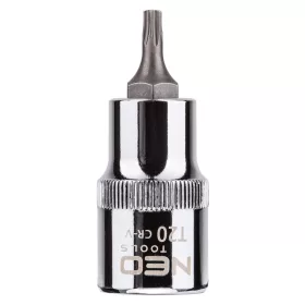   NEO TOOLS Torxdugókulcs 1/2'' T20, 55mm 25 év garanciával 08-750