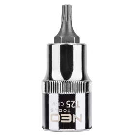   NEO TOOLS Torxdugókulcs 1/2'' T25, 55mm 25 év garanciával 08-751