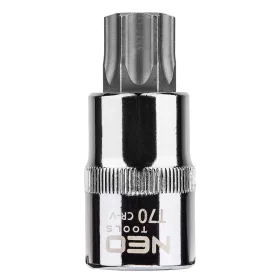   NEO TOOLS Torxdugókulcs 1/2" T70x55mm 25 év garanciával 08-759