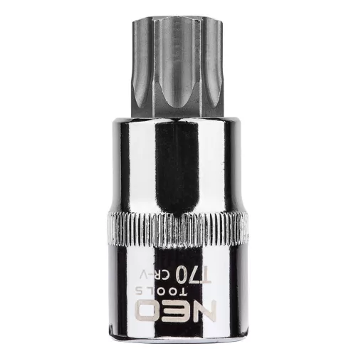 NEO TOOLS Torxdugókulcs 1/2" T70x55mm 25 év garanciával 08-759