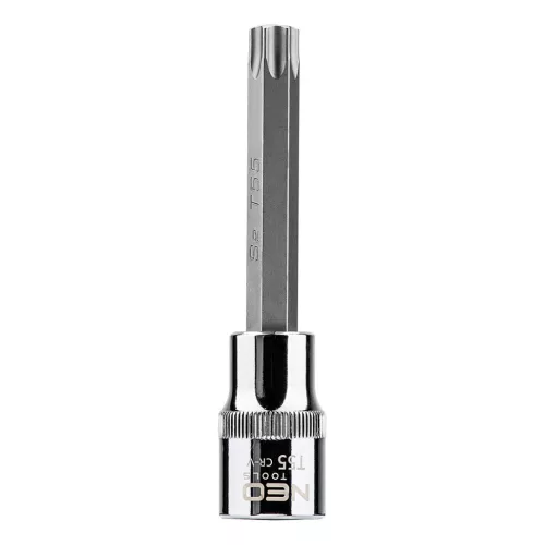NEO TOOLS Torxdugókulcs 1/2'' T55, 100mm 25 év garanciával 08-767