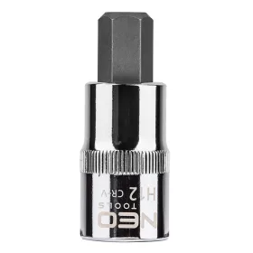   NEO TOOLS Imbusz dugókulcs 1/2'' H12, 55mm 25 év garanciával 08-775