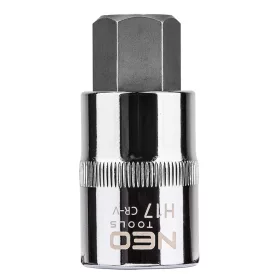   NEO TOOLS Imbusz dugókulcs 1/2'' H17, 55mm 25 év garanciával 08-777