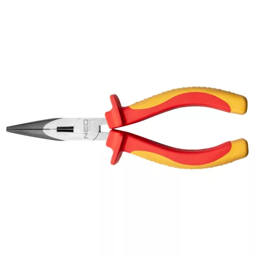 NEO TOOLS Hosszúcsőrű fogó 160MM 1000V, szigetelt 25 év garanciával 01-242
