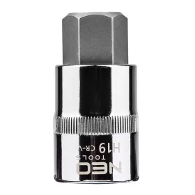   NEO TOOLS Imbusz dugókulcs 1/2'' H19, 55mm 25 év garanciával 08-778