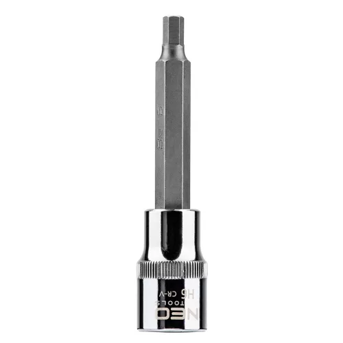 NEO TOOLS Imbusz dugókulcs 1/2'' H6, 100mm 25 év garanciával 08-781