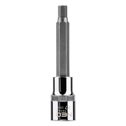 NEO TOOLS Imbusz dugókulcs 1/2'' H7, 100mm 25 év garanciával 08-782