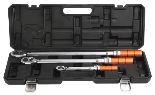 NEO TOOLS Nyomatékkulcs készlet 3db, 1/4"(5-23 Nm), 3/8"(20-120 Nm), 1/2"(60-330 Nm) 08-843