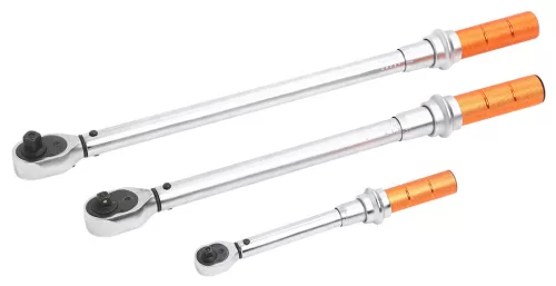 NEO TOOLS Nyomatékkulcs készlet 3db, 1/4"(5-23 Nm), 3/8"(20-120 Nm), 1/2"(60-330 Nm) 08-843