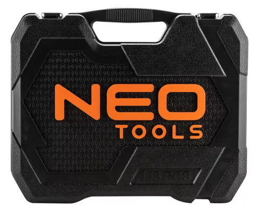 NEO TOOLS Szerszámkészlet 143db 25 év garanciával 08-945