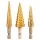 NEO TOOLS Lépcsős fúrókészlet, 3db-os, HSS-Titán, 3-20mm, hatszög szárral 08-948