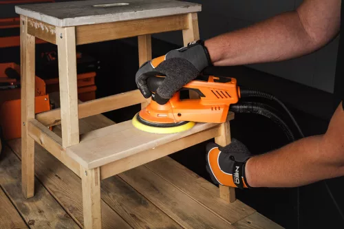 NEO TOOLS Csiszolókorong tépőzáras 150mm, P100, 9 lyukkal, 5db, 04-721-hez 08-993