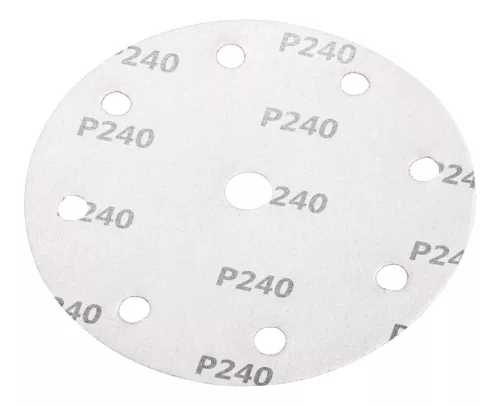 NEO TOOLS Csiszolókorong tépőzáras 150mm, P240, 9 lyukkal, 5db, 04-721-hez 08-996