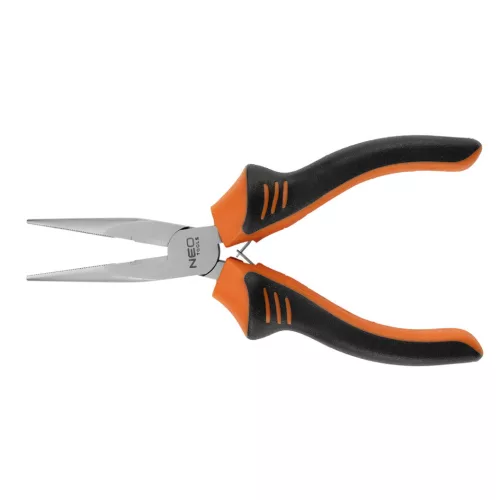NEO TOOLS Hosszúcsőrű fogó 160mm 25 év garanciával 01-252
