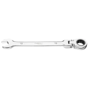   NEO TOOLS Racsnis, csuklós csillag-villáskulcs 13mm 25 év garanciával 09-055
